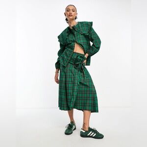 DAMSON MADDER Wrap Midi Kilt